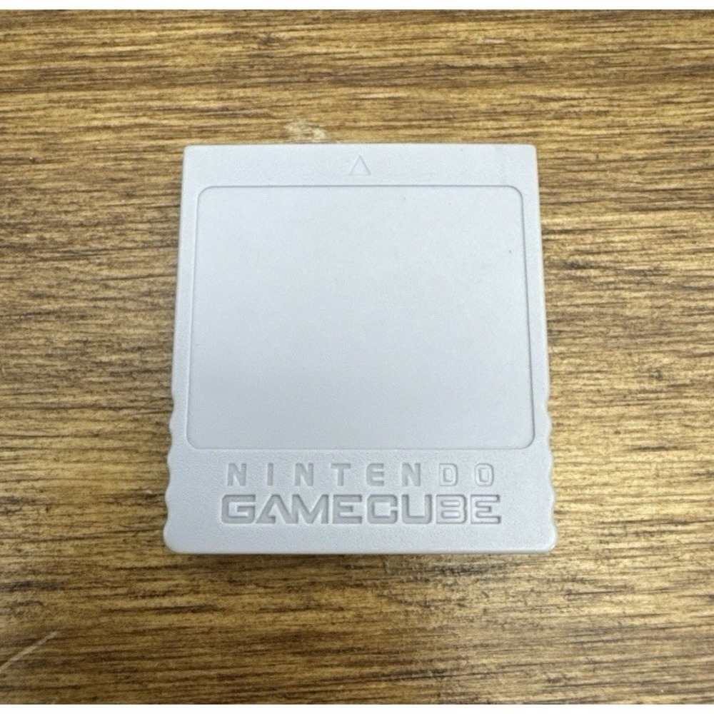 Official Nintendo Gamecube Memory Card  DOL-008 Genuine Grey OEM Tested Working